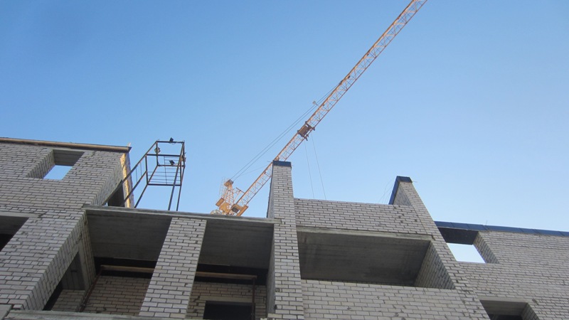 Фоторепортаж № 5 о ходе строительства ЖК Сипайлово-6. 25 декабря 2012г.