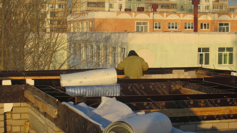 Фоторепортаж № 5 о ходе строительства ЖК Сипайлово-6. 25 декабря 2012г.