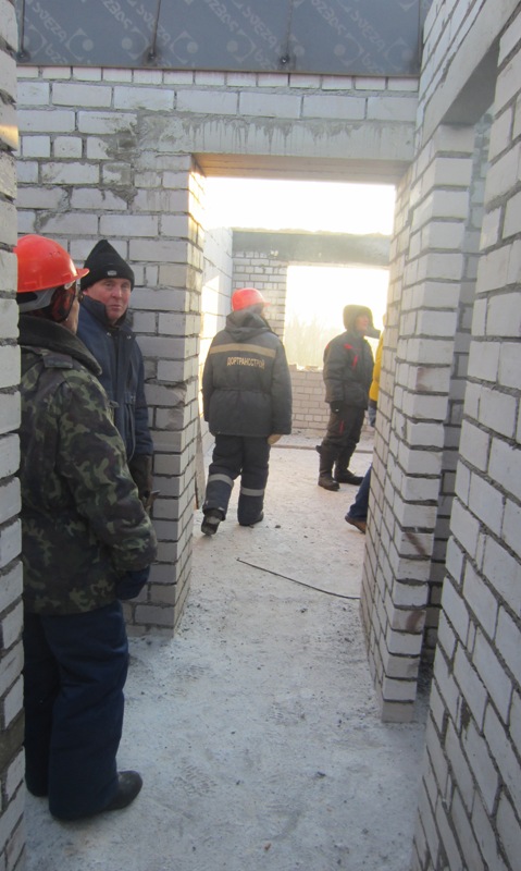 Фоторепортаж № 5 о ходе строительства ЖК Сипайлово-6. 25 декабря 2012г.