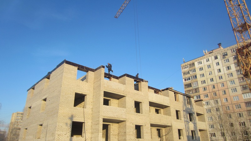Фоторепортаж № 5 о ходе строительства ЖК Сипайлово-6. 25 декабря 2012г.