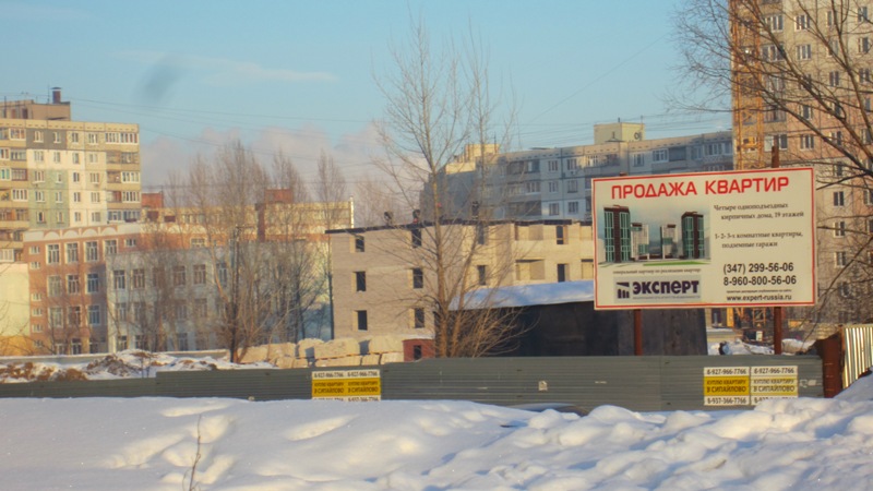 Фоторепортаж № 5 о ходе строительства ЖК Сипайлово-6. 25 декабря 2012г.