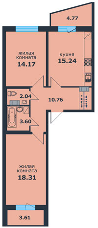 Жилой комплекс бизнес-класса Ленинский Парк. Санкт-Петербург