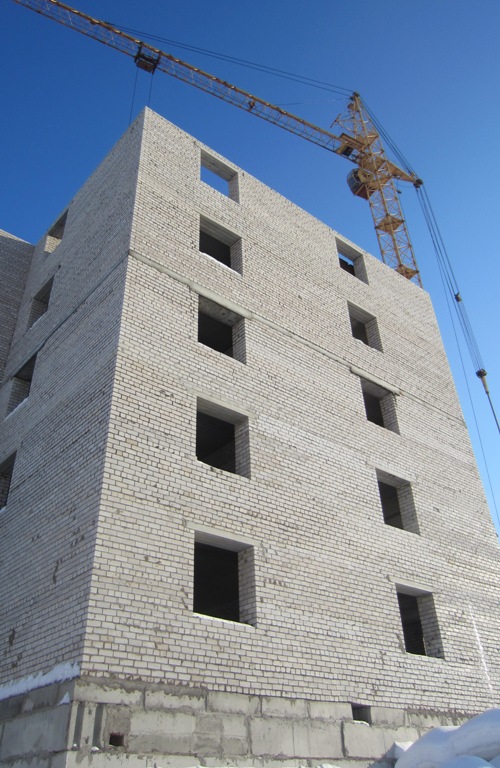Фоторепортаж № 6 о ходе строительства ЖК Сипайлово-6. 31 января2013г.