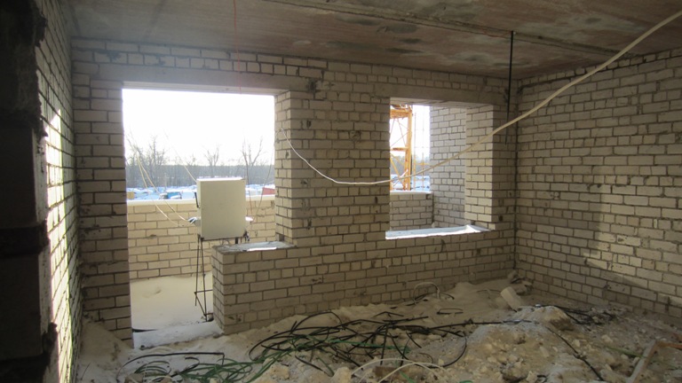 Фоторепортаж № 6 о ходе строительства ЖК Сипайлово-6. 31 января2013г.