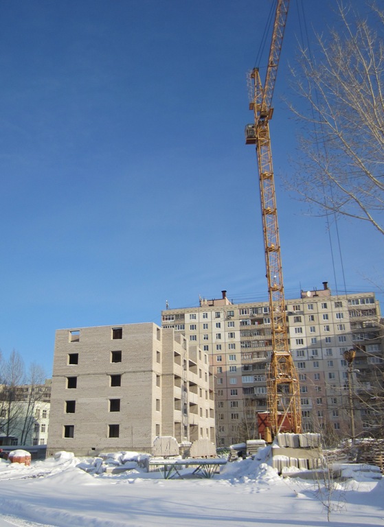 Фоторепортаж № 6 о ходе строительства ЖК Сипайлово-6. 31 января2013г.