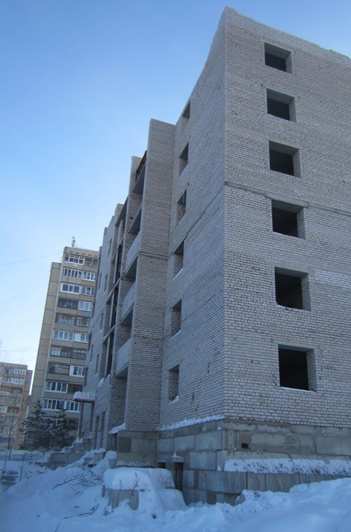 Фоторепортаж № 6 о ходе строительства ЖК Сипайлово-6. 31 января2013г.