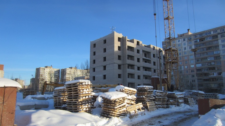 Фоторепортаж № 6 о ходе строительства ЖК Сипайлово-6. 31 января2013г.