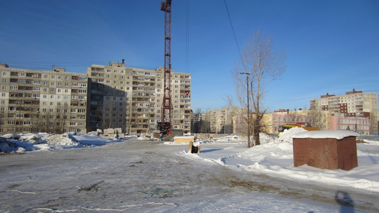 Фоторепортаж № 6 о ходе строительства ЖК Сипайлово-6. 31 января2013г.