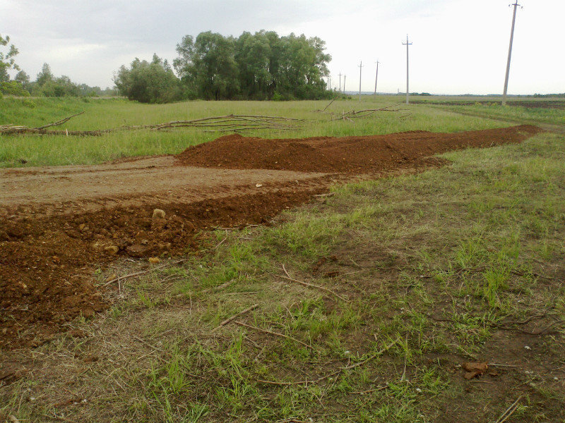 В поселке Ново-Архангельское (Иглино) строится дорога.