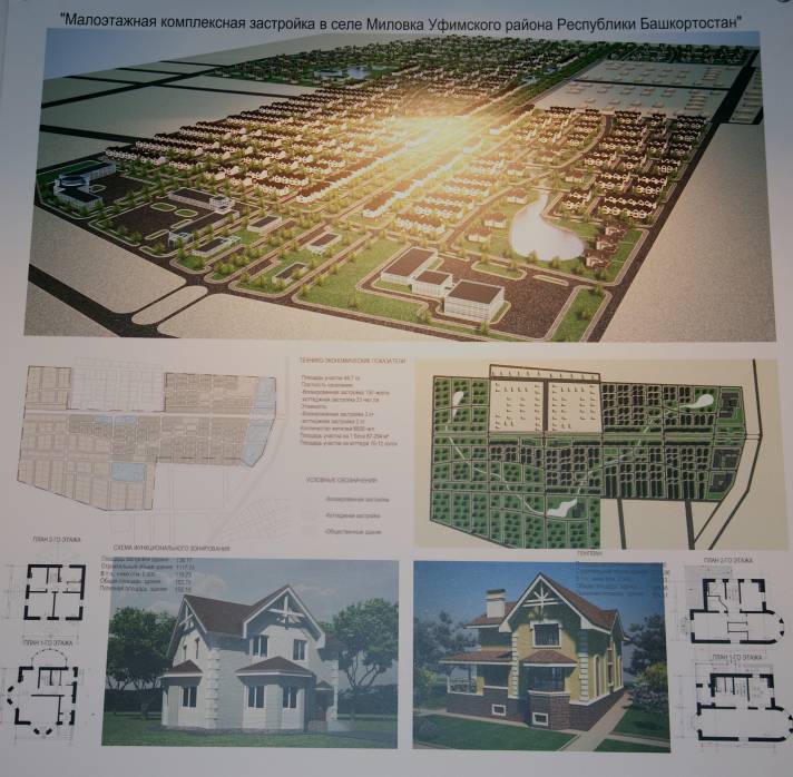 миловка, уфа, план застройки малоэтажной