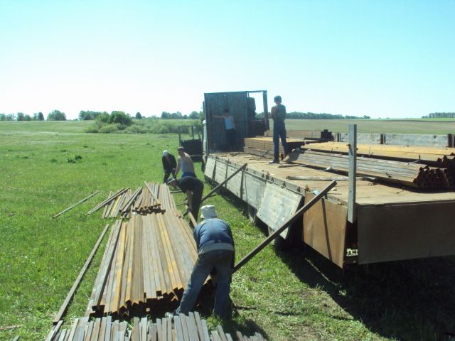 Инфраструктура поселка. Охрана. Установка забора.