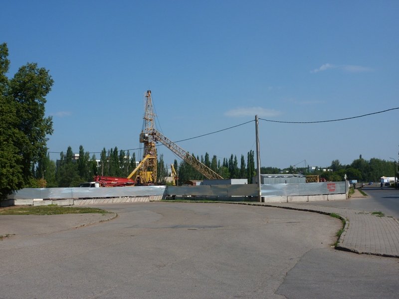 вертолетная площадка за Госцирком