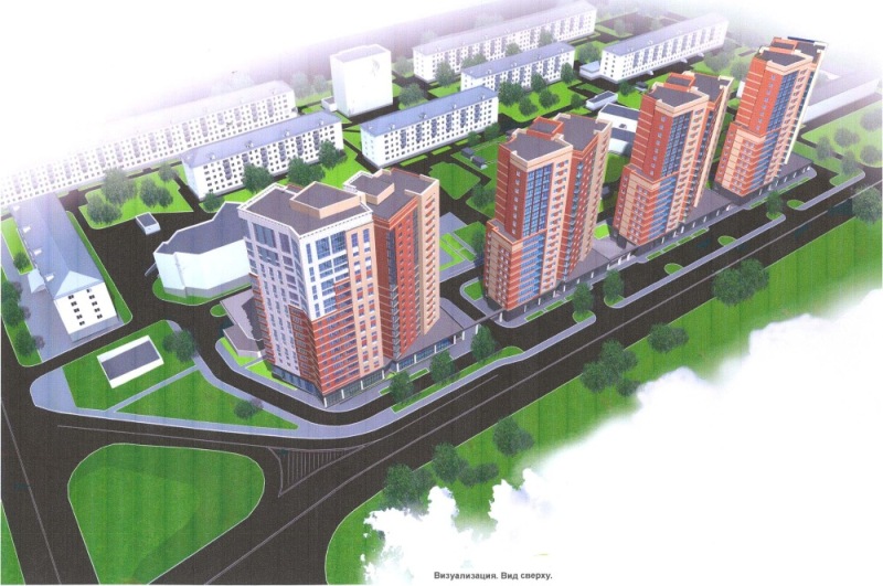 Новостройки Уфы. АН «ЭкспертЦентр» предлагает квартиры в новом строящемся жилом комплексе, расположенном  вдоль улицы Комсомольской в Уфе (между проспектом Октября, улицами Рязанской, Комсомольской и 50 лет СССР)