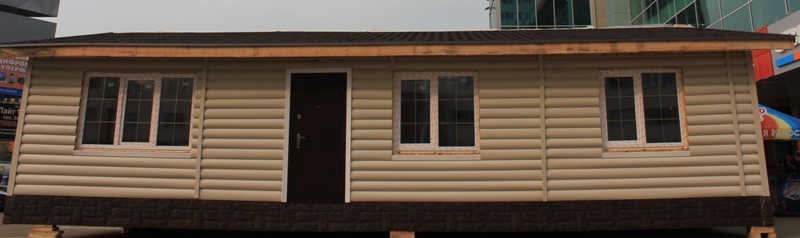 ЭКСПЕРТ приглашает с 13 августа  посетить выставочный образец быстровозводимого дома по цене 25000 руб\кв.м. с полной отделкой, мебелью и техникой. Дом устанавливается рядом с ТЦ Звездный