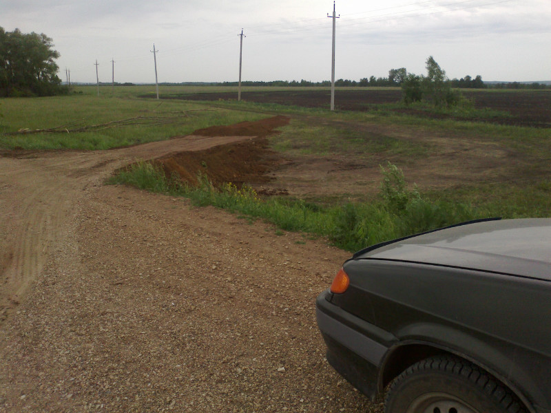 В поселке Ново-Архангельское (Иглино) строится дорога.